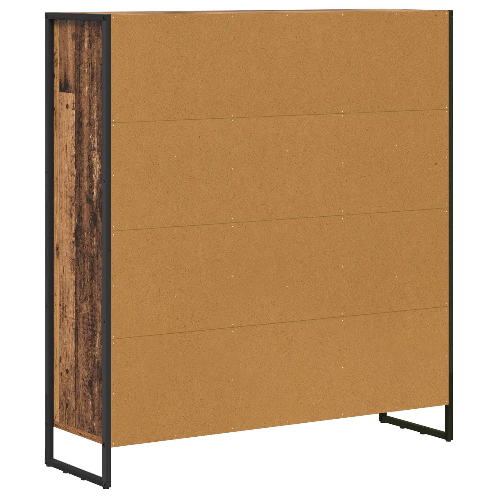vidaXL Book Cabinet 99.5 x 30 x 108 cm Engineered Wood Old Wood - Brown
