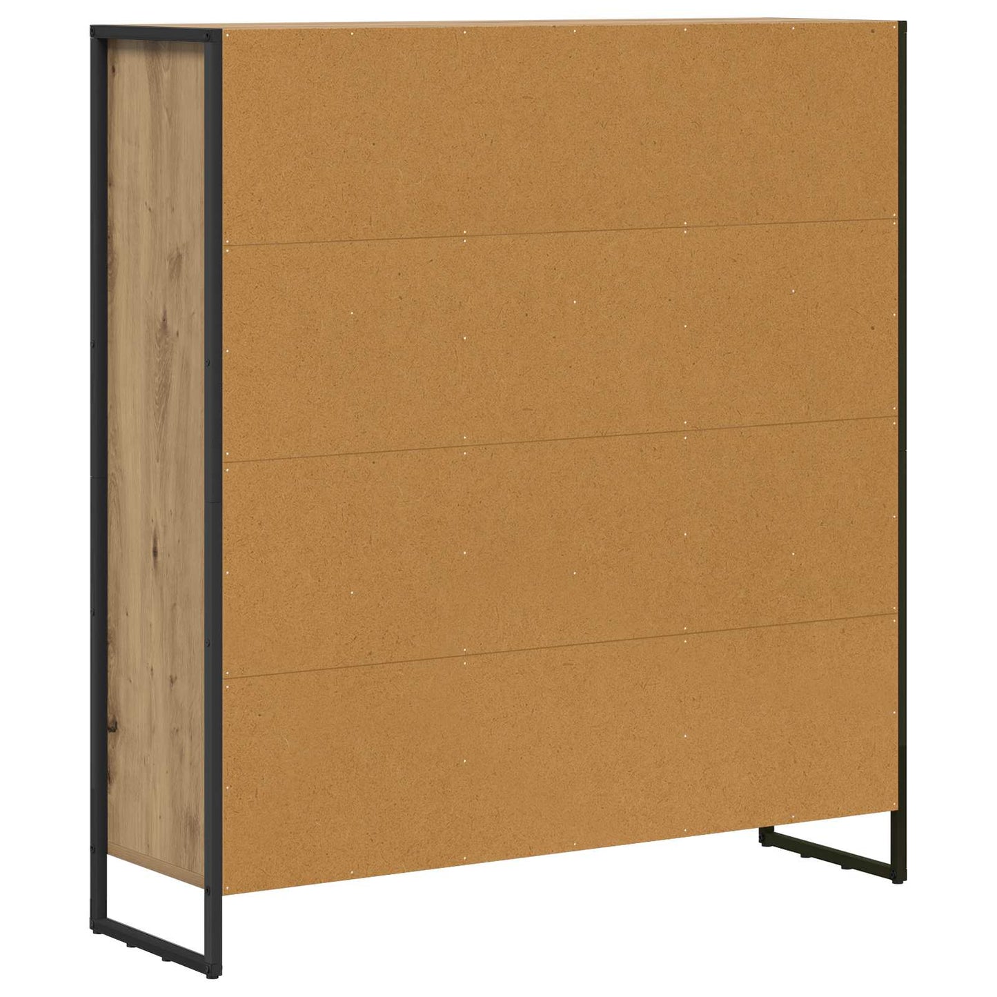 vidaXL Book Cabinet 99.5 x 30 x 108 cm Engineered Wood Artisian Oak - Brown