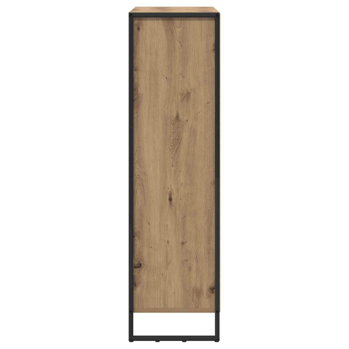 vidaXL Book Cabinet 99.5 x 30 x 108 cm Engineered Wood Artisian Oak - Brown
