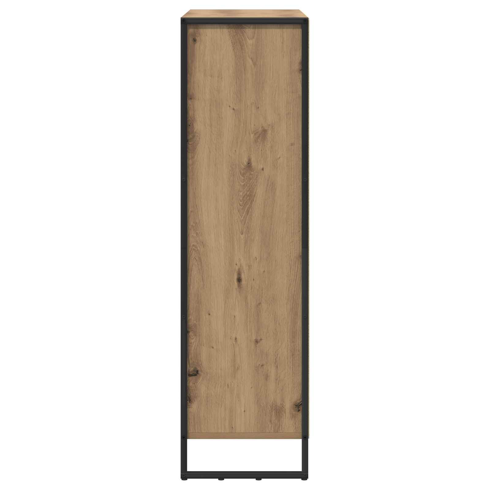 vidaXL Book Cabinet 99.5 x 30 x 108 cm Engineered Wood Artisian Oak - Brown