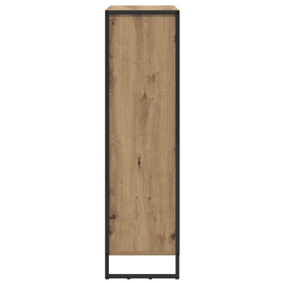 vidaXL Book Cabinet 99.5 x 30 x 108 cm Engineered Wood Artisian Oak - Brown