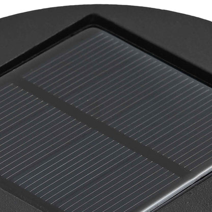 vidaXL Solar Led Pathway Light 2 pcs Warm White 18 x 18 x 50 cm - Anthracite