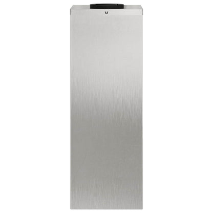 vidaXL Solar Led Pathway Light 2 pcs Warm White 18 x 18 x 50 cm - Silver