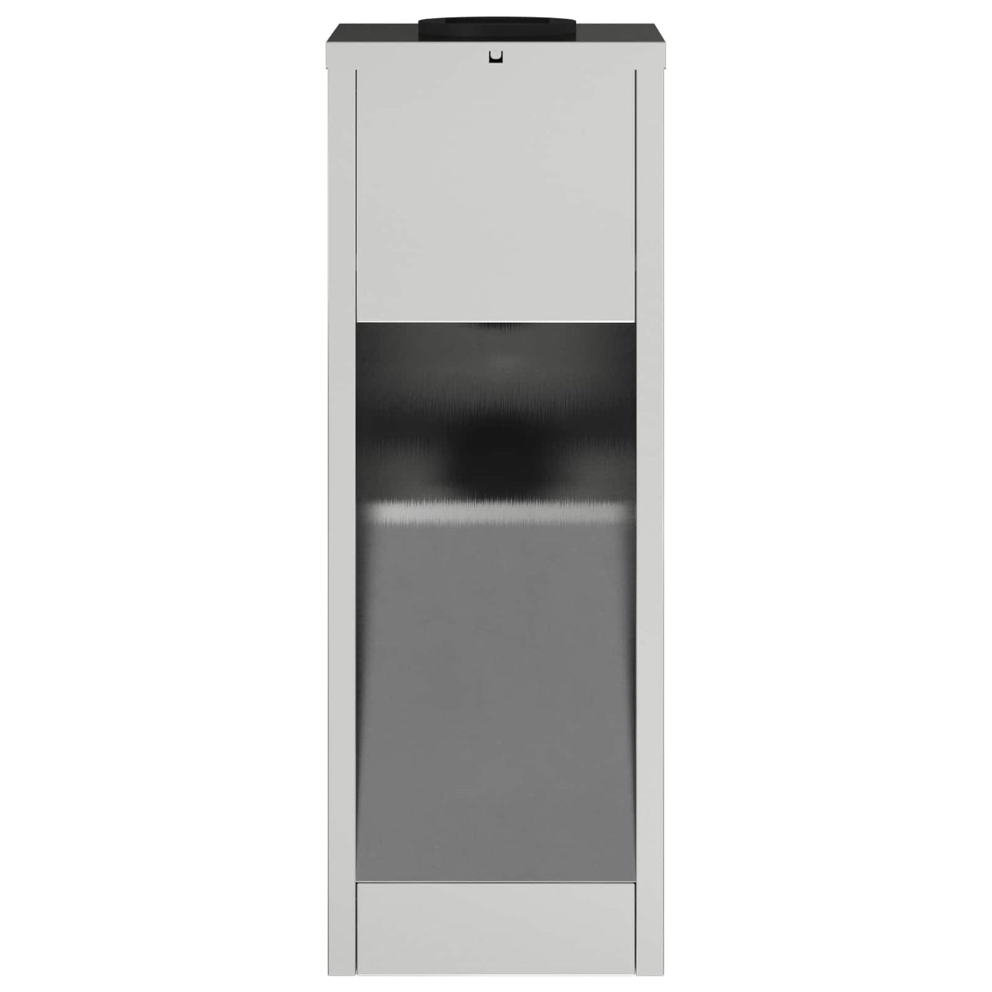 vidaXL Solar Led Pathway Light 2 pcs Warm White 18 x 18 x 50 cm - Silver - 55691