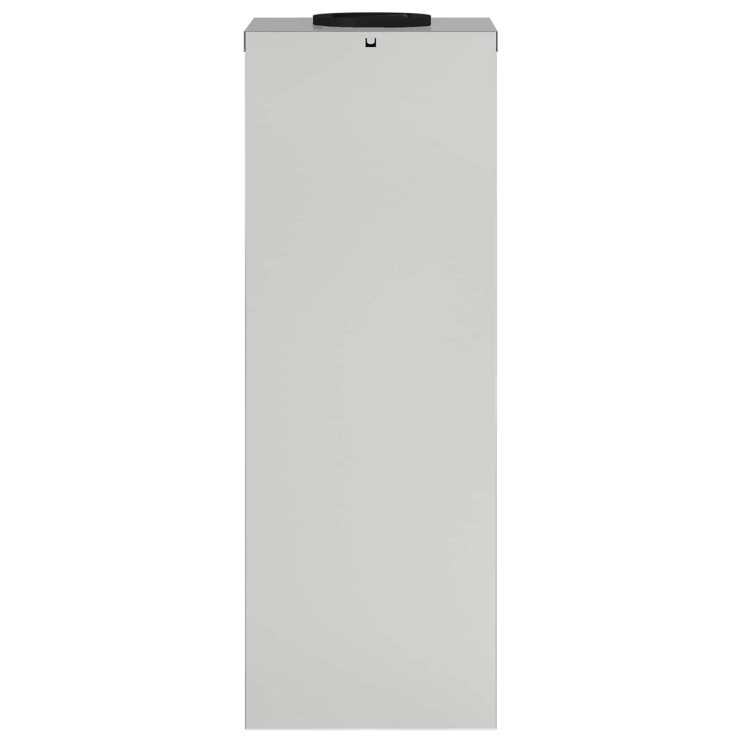 vidaXL Solar Led Pathway Light 2 pcs Warm White 18 x 18 x 50 cm - Silver - 55691