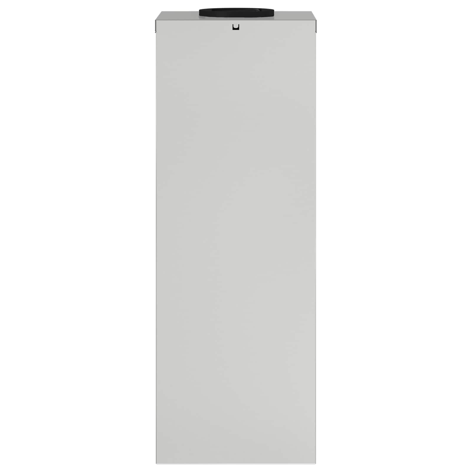 vidaXL Solar Led Pathway Light 2 pcs Warm White 18 x 18 x 50 cm - Silver - 55691