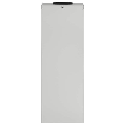 vidaXL Solar Led Pathway Light 2 pcs Warm White 18 x 18 x 50 cm - Silver - 55691