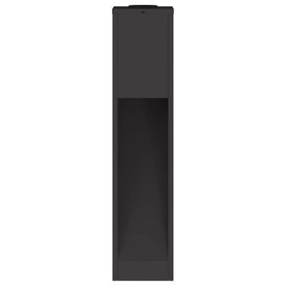 vidaXL Solar Led Pathway Light 2 pcs Warm White 18 x 18 x 80 cm - Black