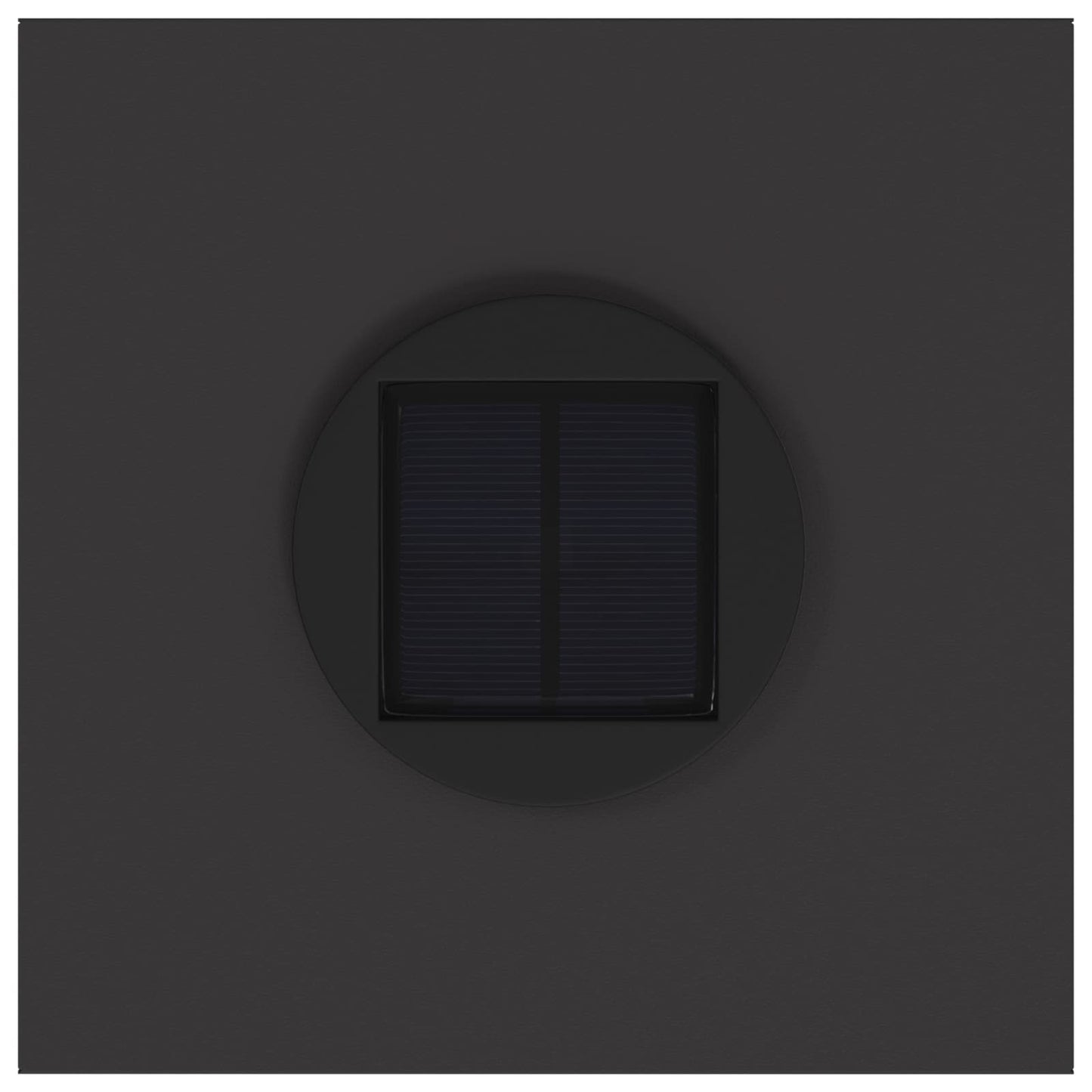 vidaXL Solar Led Pathway Light 2 pcs Warm White 18 x 18 x 80 cm - Black