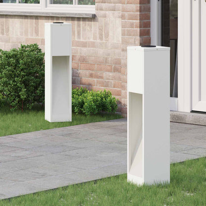 vidaXL Solar Led Pathway Light 2 pcs Warm White 18 x 18 x 80 cm