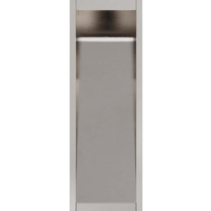vidaXL Solar Led Pathway Light 2 pcs Warm White 18 x 18 x 80 cm - Silver