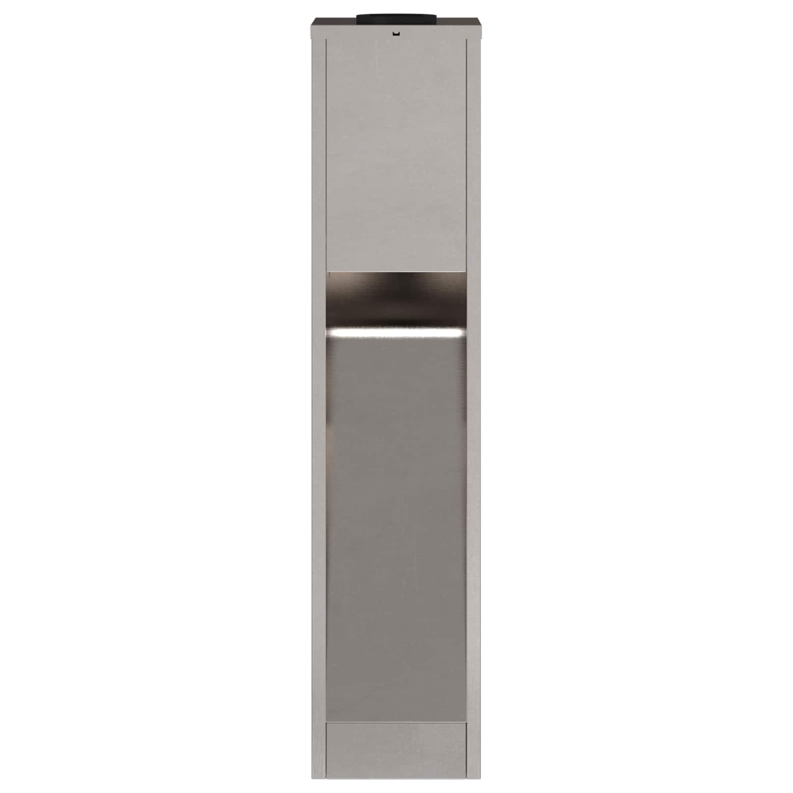 vidaXL Solar Led Pathway Light 2 pcs Warm White 18 x 18 x 80 cm - Silver