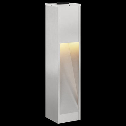 vidaXL Solar Led Pathway Light 2 pcs Warm White 18 x 18 x 80 cm - Silver