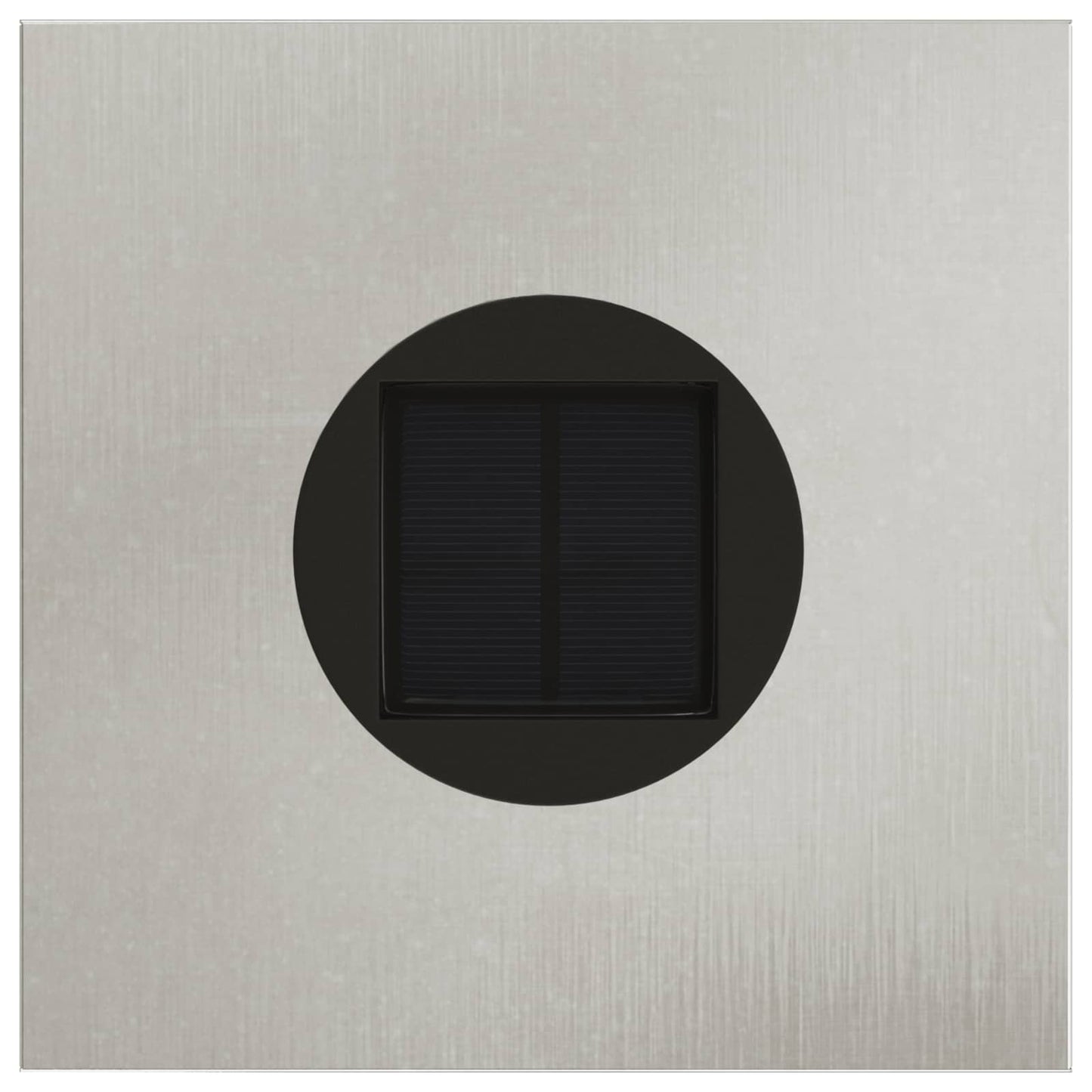 vidaXL Solar Led Pathway Light 2 pcs Warm White 18 x 18 x 80 cm - Silver