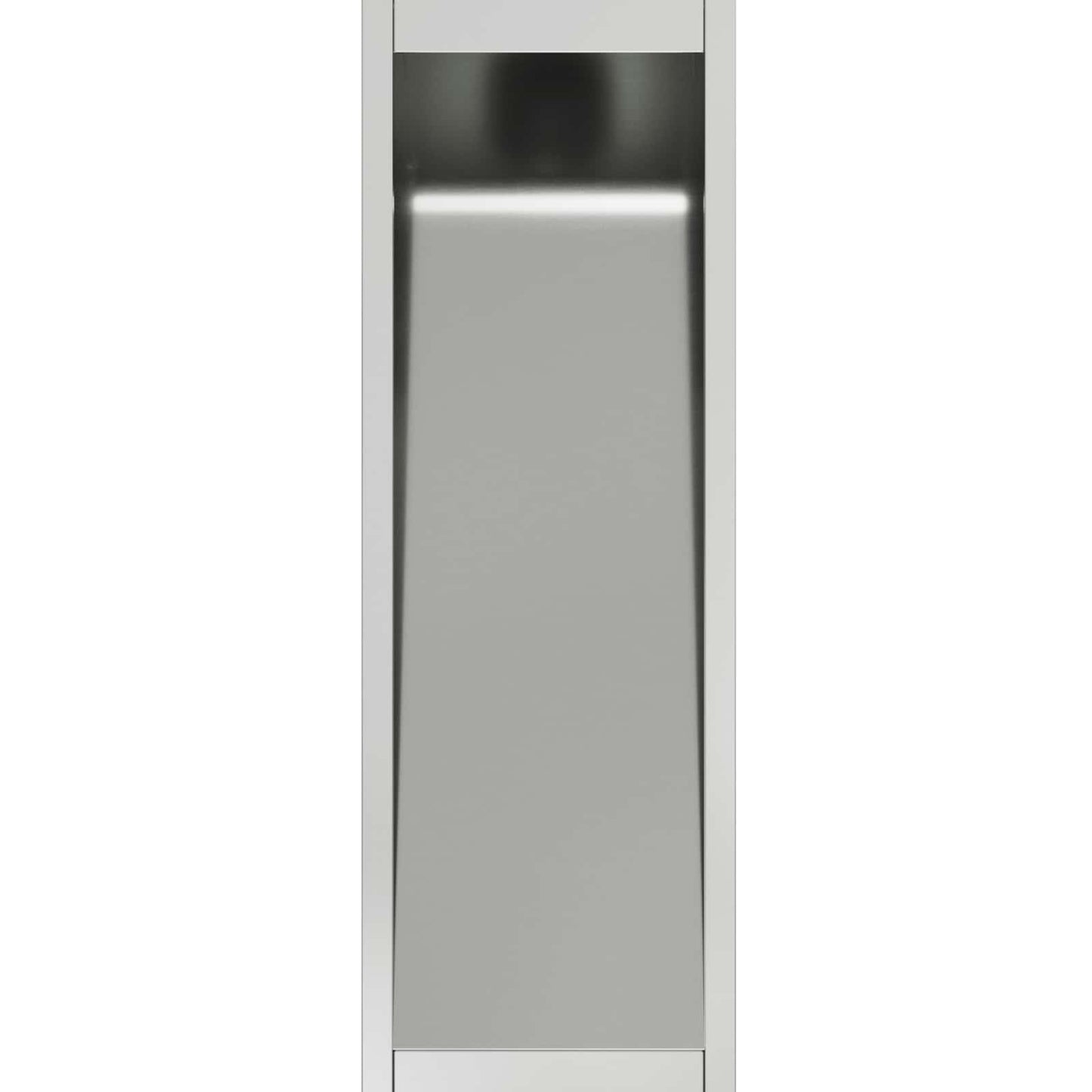 vidaXL Solar Led Pathway Light 2 pcs Warm White 18 x 18 x 80 cm - Silver - 55728