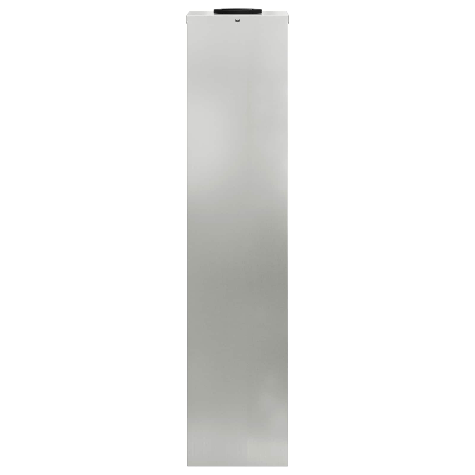 vidaXL Solar Led Pathway Light 2 pcs Warm White 18 x 18 x 80 cm - Silver - 55728
