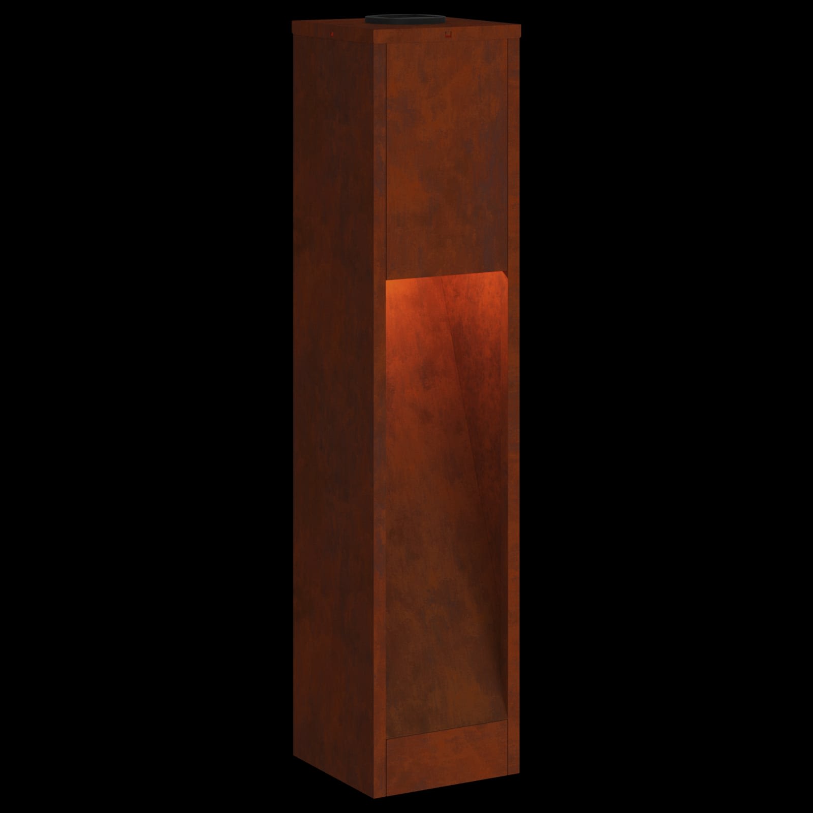 vidaXL Solar Led Pathway Light 2 pcs Warm White 18 x 18 x 80 cm - Sienna