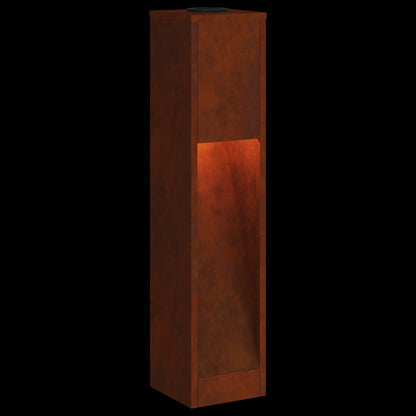 vidaXL Solar Led Pathway Light 2 pcs Warm White 18 x 18 x 80 cm - Sienna