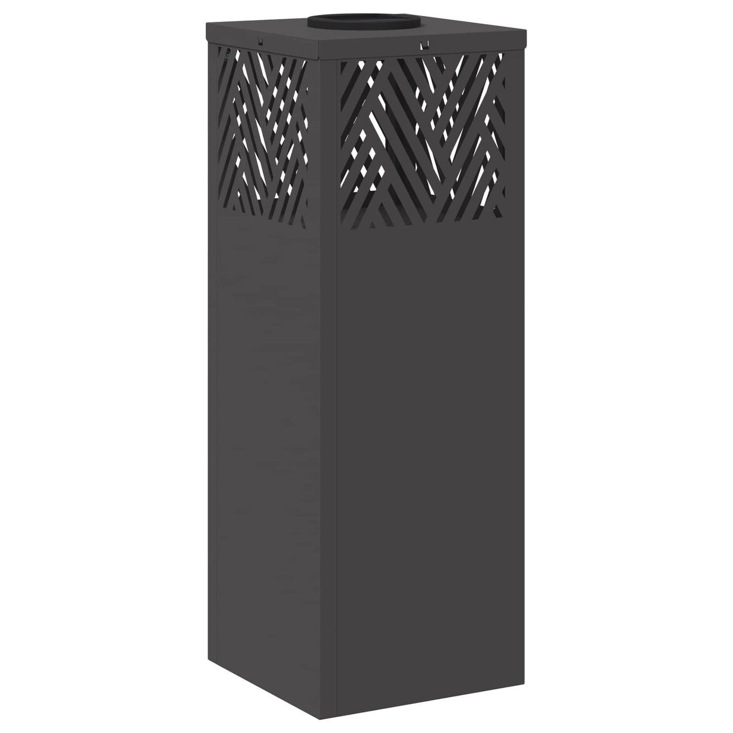 vidaXL Solar LED Pathway Light 2 pcs Warm White 18 x 18 x 50 cm - Black - 55740