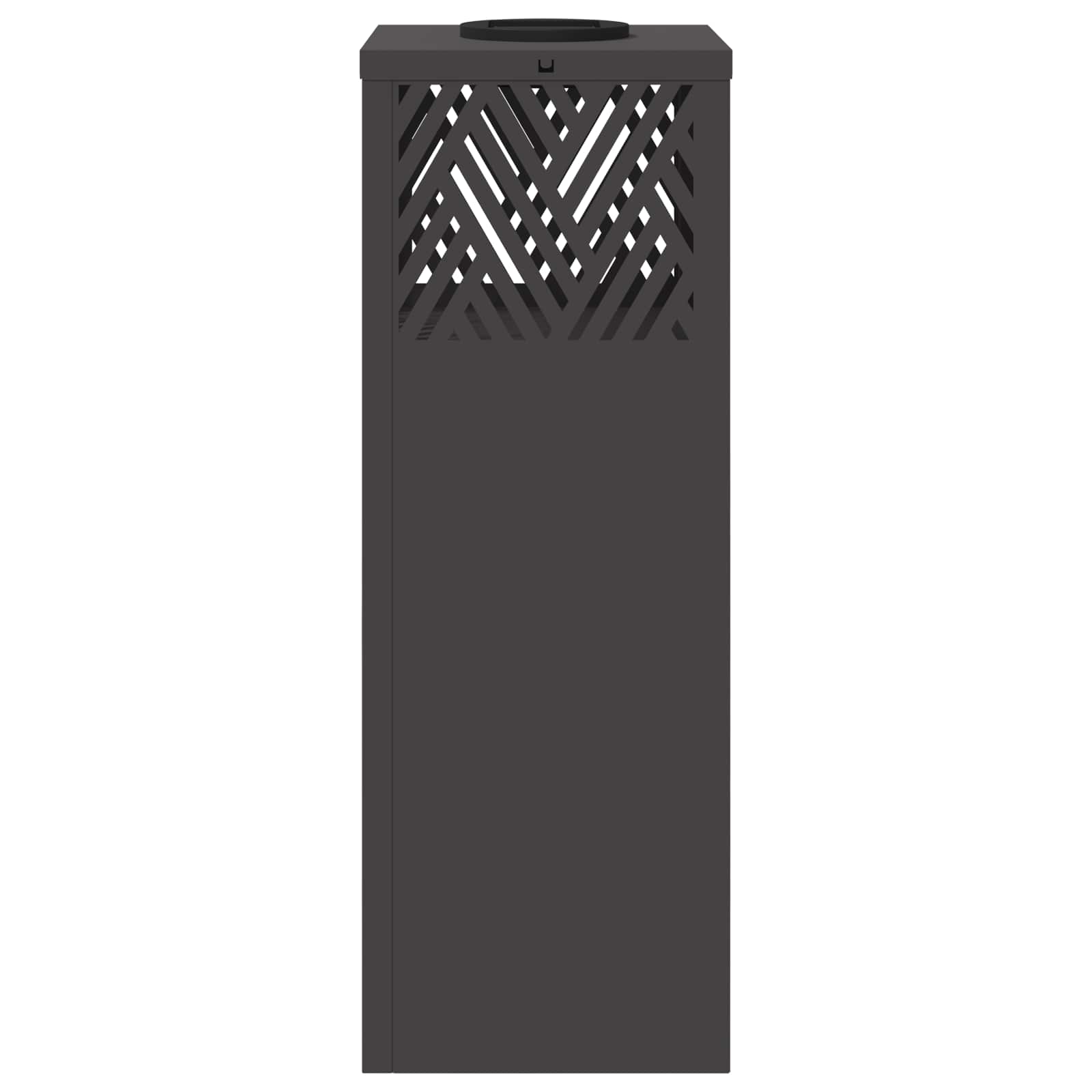 vidaXL Solar LED Pathway Light 2 pcs Warm White 18 x 18 x 50 cm - Black - 55740