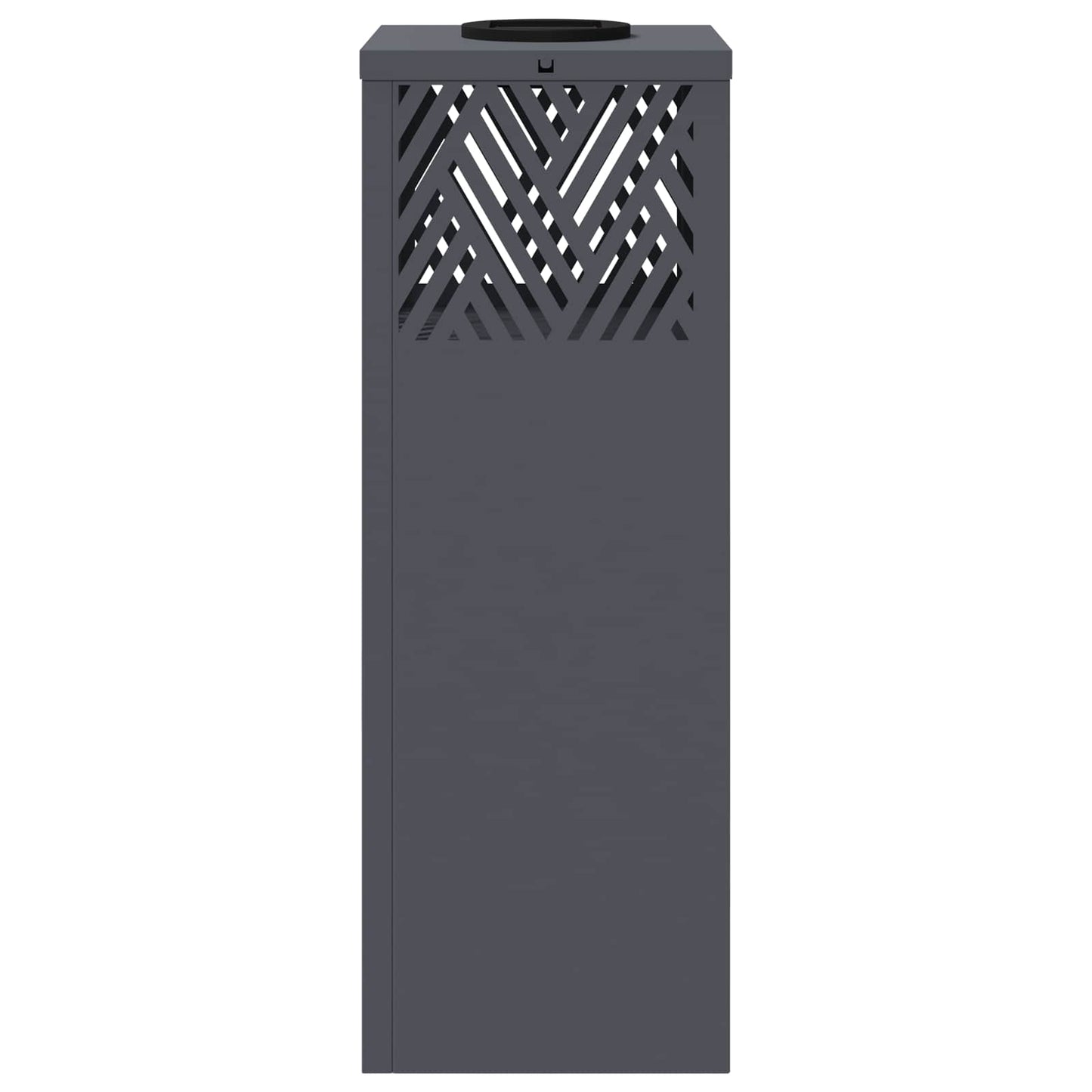 vidaXL Solar LED Pathway Light 2 pcs Warm White 18 x 18 x 50 cm - Anthracite - 55746