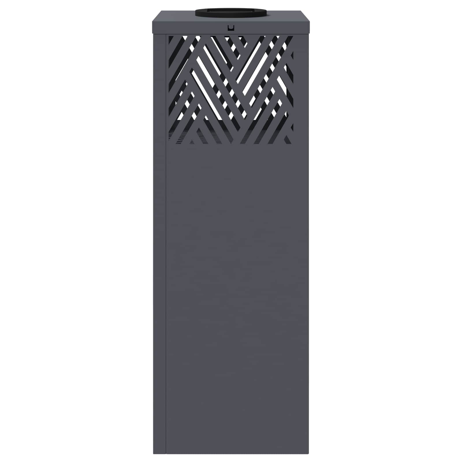 vidaXL Solar LED Pathway Light 2 pcs Warm White 18 x 18 x 50 cm - Anthracite - 55746