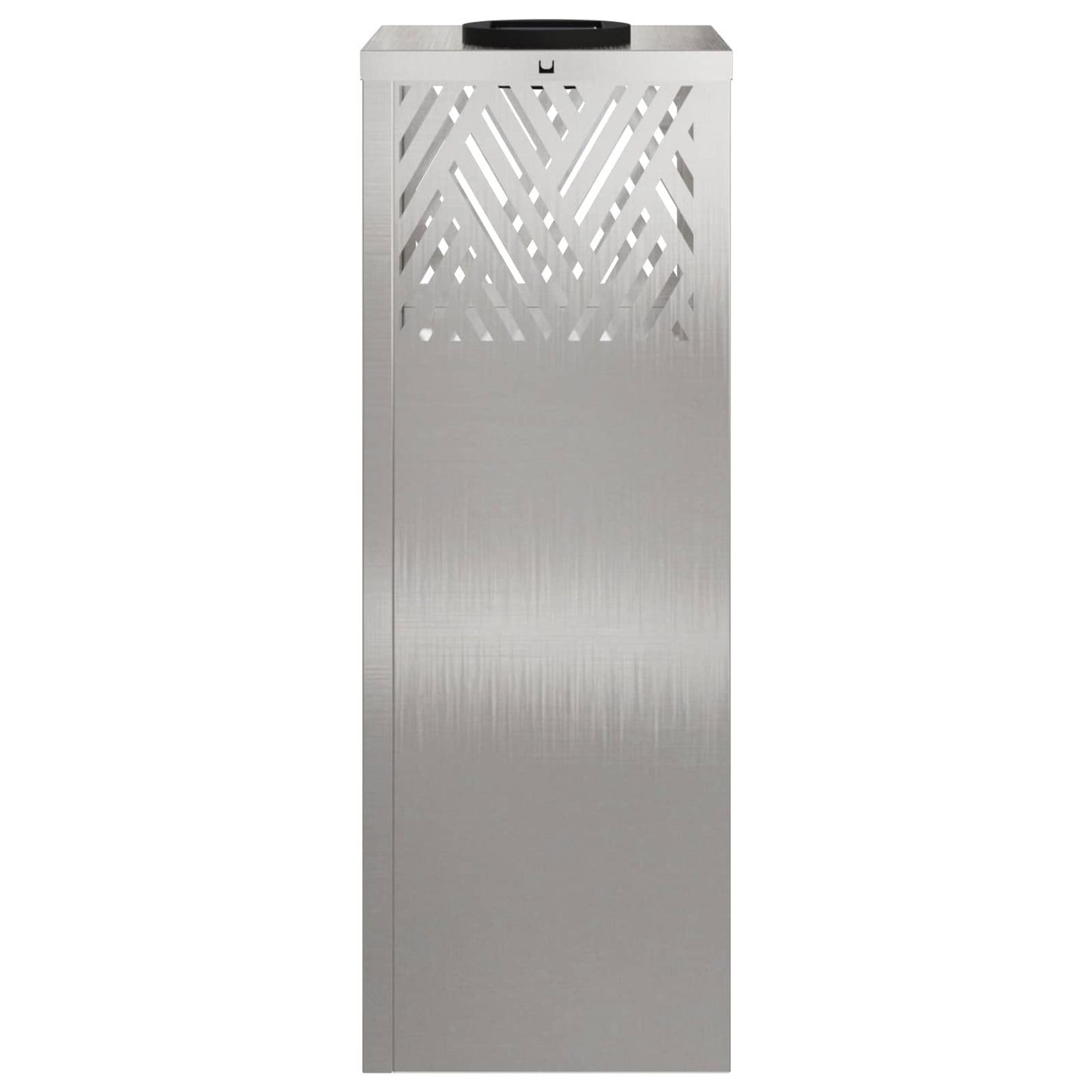 vidaXL Solar LED Pathway Light 2 pcs Warm White 18 x 18 x 50 cm - Silver - 55762