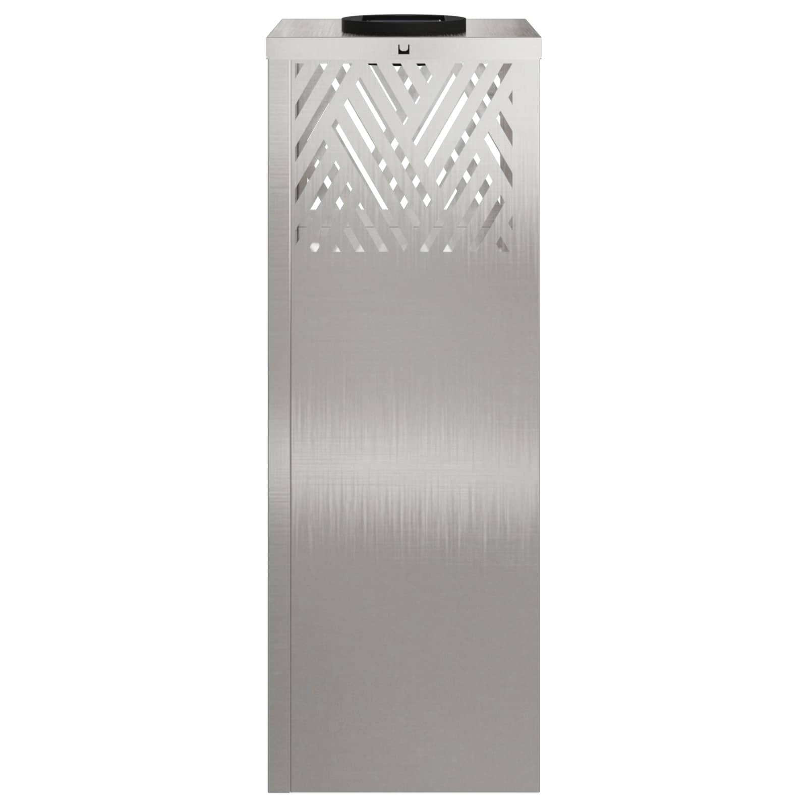 vidaXL Solar LED Pathway Light 2 pcs Warm White 18 x 18 x 50 cm - Silver - 55762