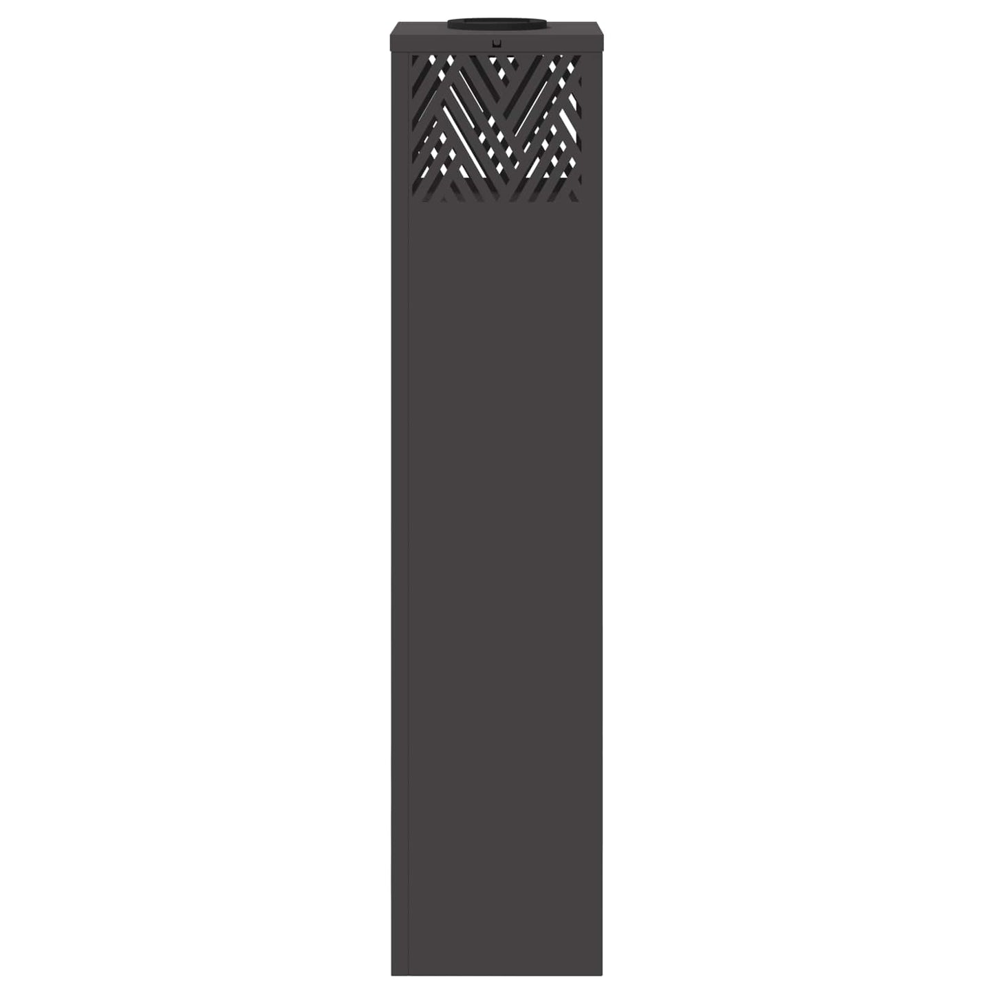 vidaXL Solar LED Pathway Light 2 pcs Warm White 18 x 18 x 80 cm - Black - 55777