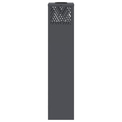 vidaXL Solar LED Pathway Light 2 pcs Warm White 18 x 18 x 80 cm - Anthracite - 55799