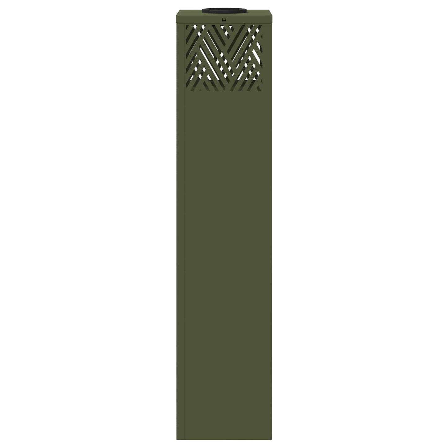 vidaXL Solar LED Pathway Light 2 pcs Warm White 18 x 18 x 80 cm - Green - 55800