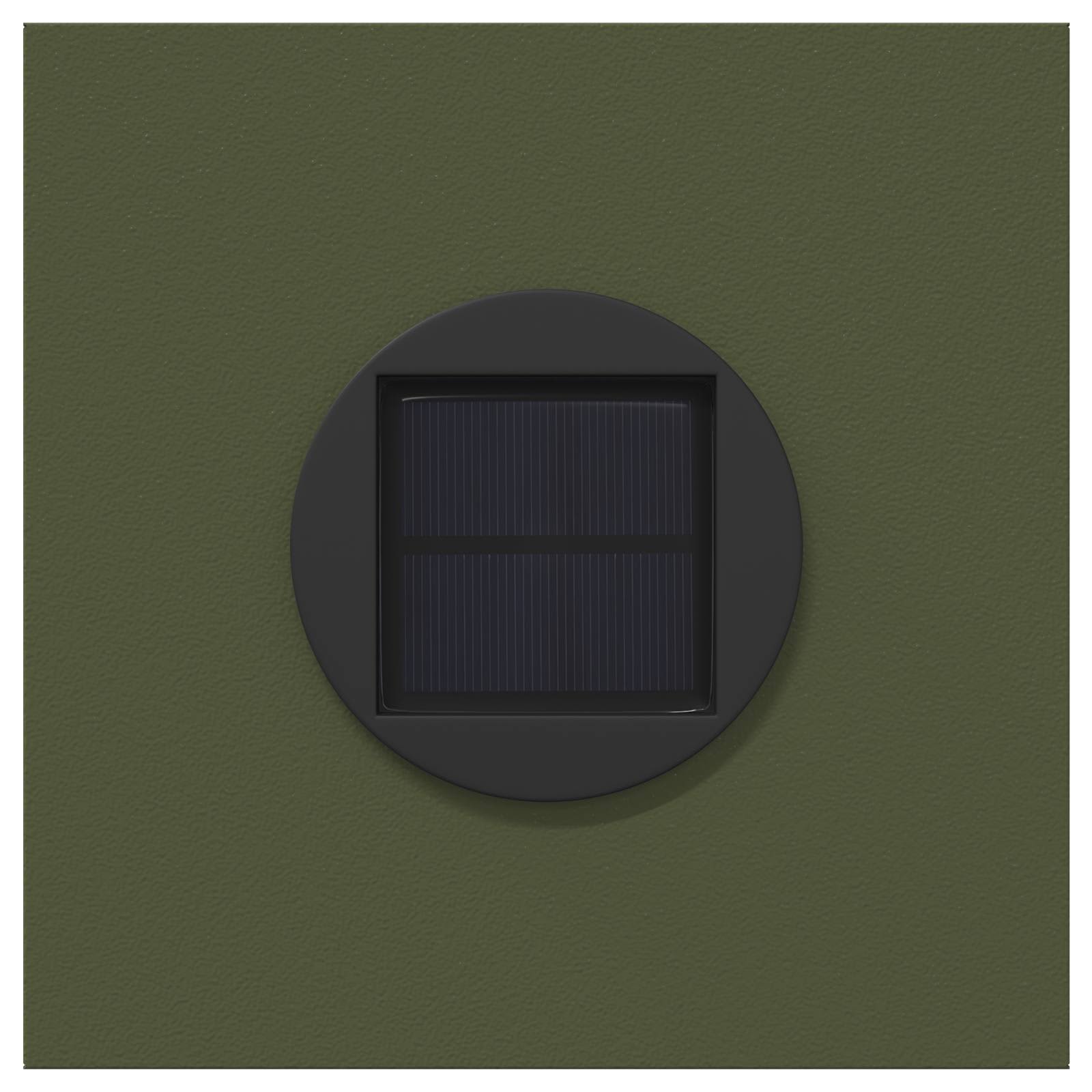 vidaXL Solar LED Pathway Light 2 pcs Warm White 18 x 18 x 80 cm - Green - 55800