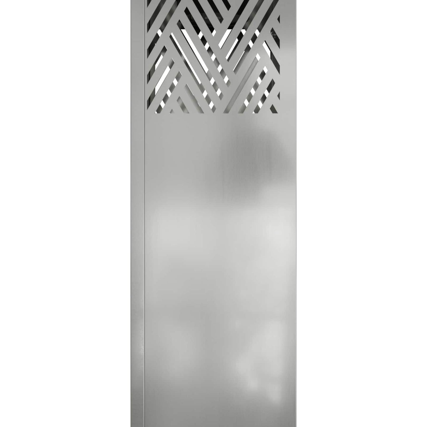 vidaXL Solar LED Pathway Light 2 pcs Warm White 18 x 18 x 80 cm - Silver - 55806