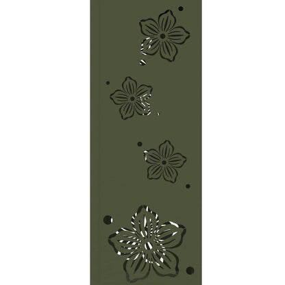 vidaXL Solar LED Pathway Light 2 pcs Warm White 18 x 18 x 80 cm - Green - 55854