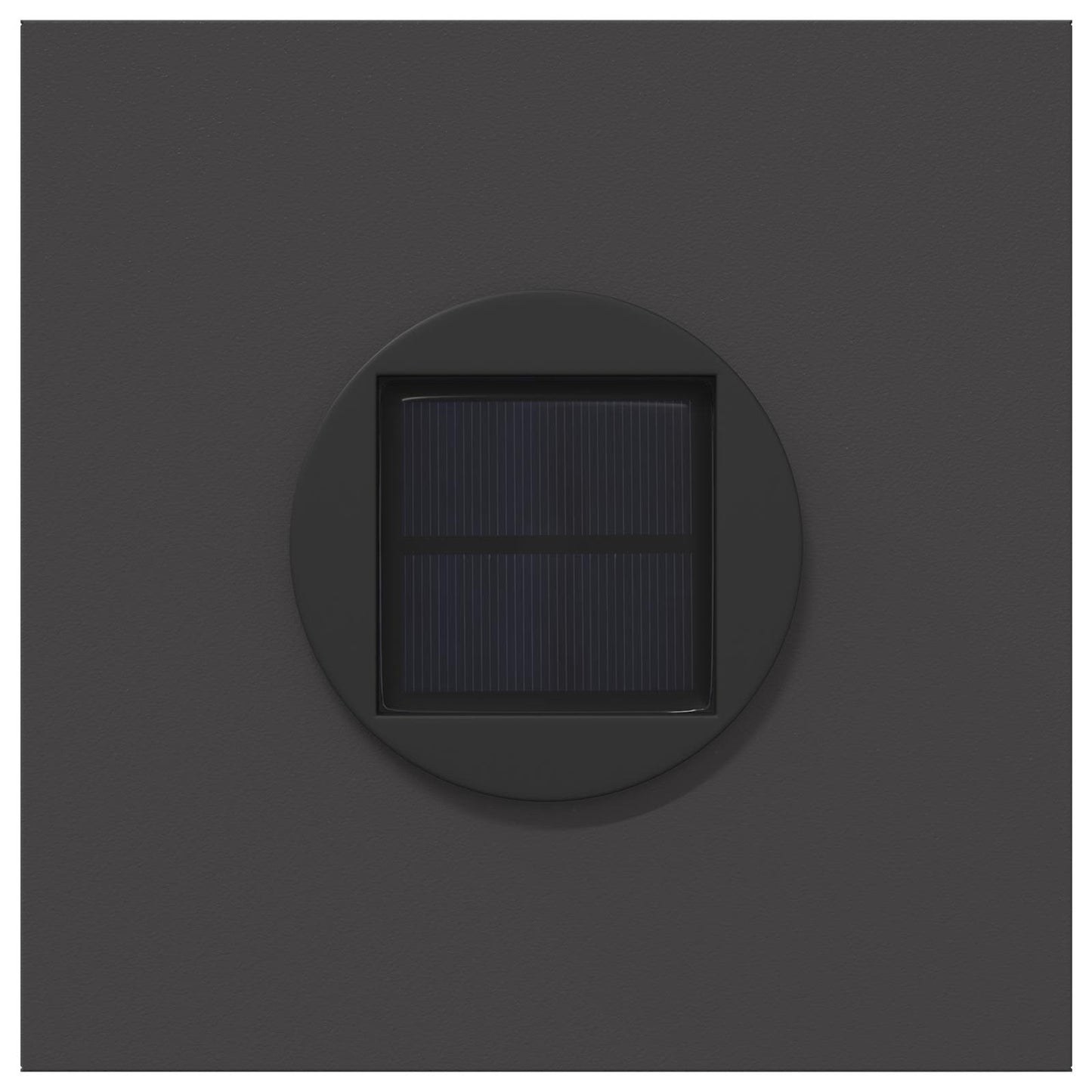 vidaXL Solar LED Pathway Light 2 pcs Warm White 18 x 18 x 50 cm - Black - 55886