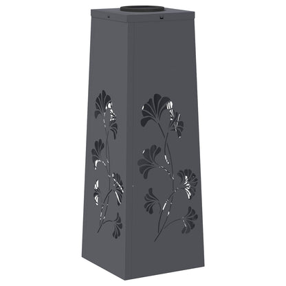 vidaXL Solar LED Pathway Light 2 pcs Warm White 18 x 18 x 50 cm - Anthracite - 55898