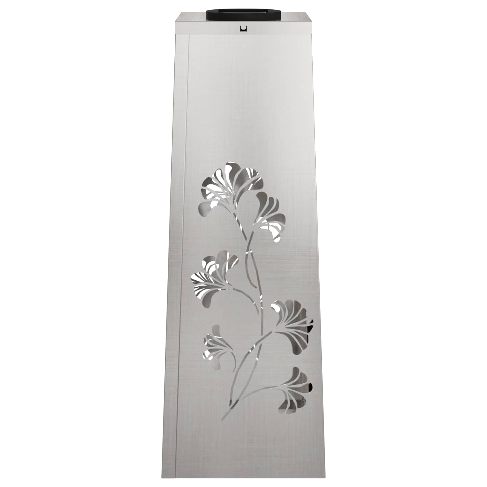 vidaXL Solar LED Pathway Light 2 pcs Warm White 18 x 18 x 50 cm - Silver - 55911