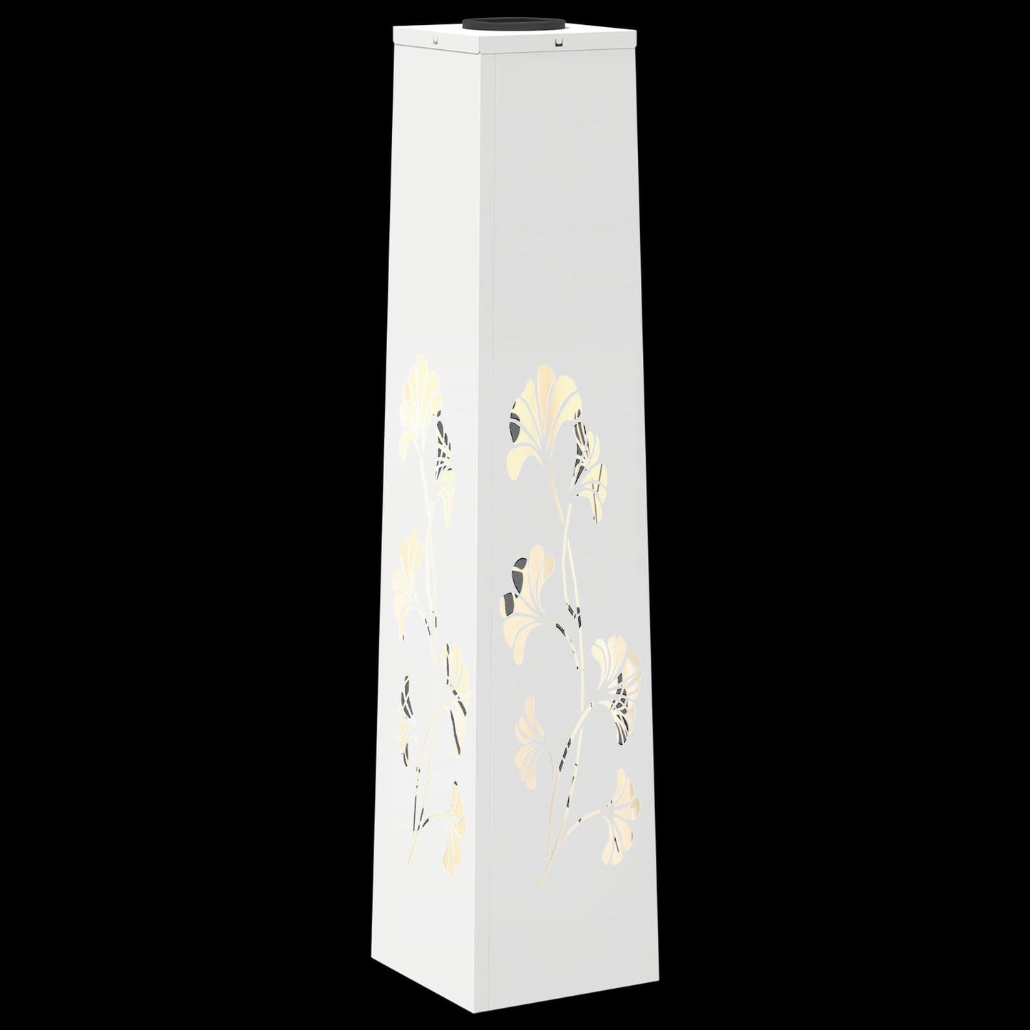vidaXL Solar LED Pathway Light 2 pcs Warm White 18 x 18 x 80 cm - 55936