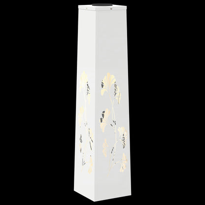 vidaXL Solar LED Pathway Light 2 pcs Warm White 18 x 18 x 80 cm - 55936