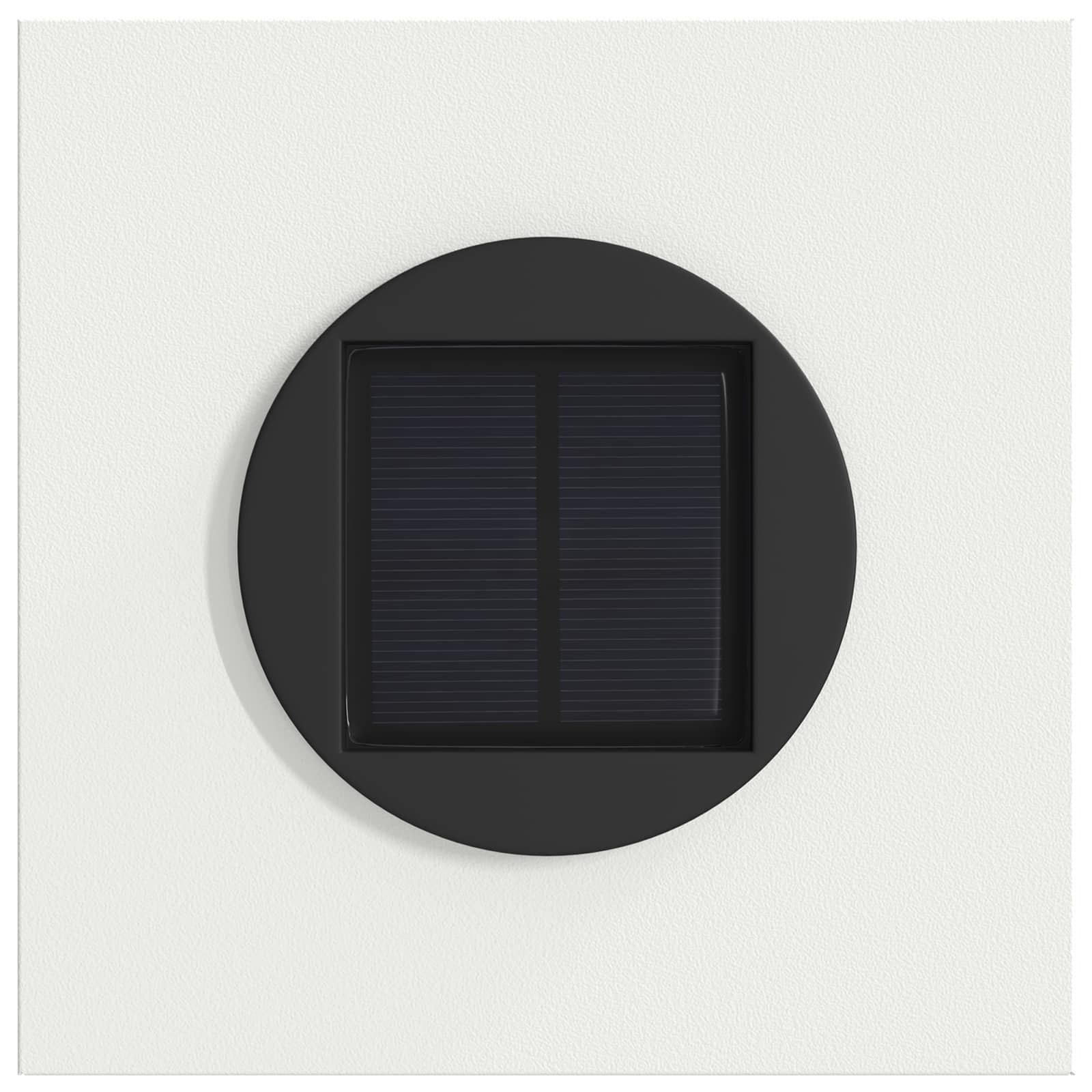 vidaXL Solar LED Pathway Light 2 pcs Warm White 18 x 18 x 80 cm - 55936