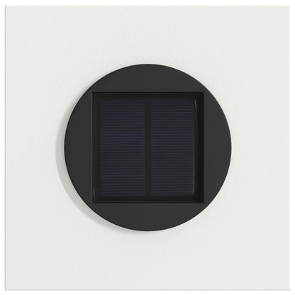 vidaXL Solar LED Pathway Light 2 pcs Warm White 18 x 18 x 80 cm - 55936