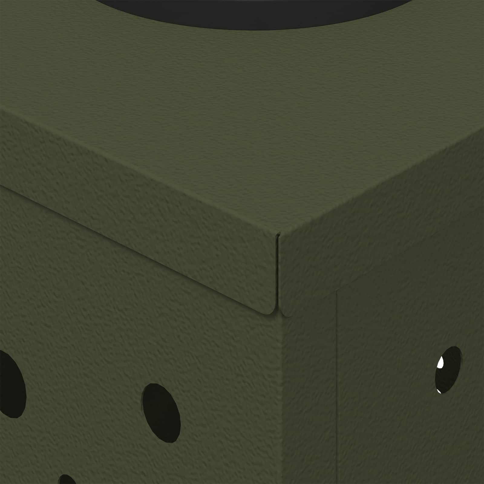 vidaXL Solar LED Pathway Light 2 pcs Warm White 18 x 18 x 50 cm - Green - 55963