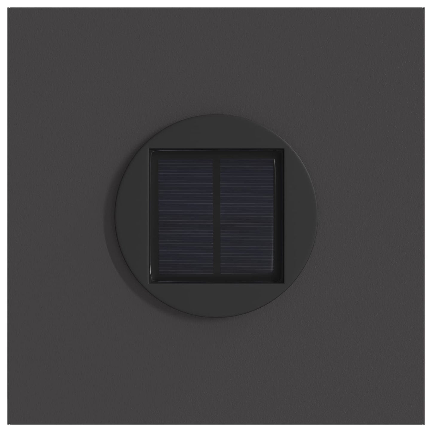 vidaXL Solar LED Pathway Light 2 pcs Warm White 18 x 18 x 80 cm - Black - 55975