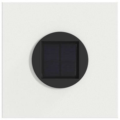 vidaXL Solar LED Pathway Light 2 pcs Warm White 18 x 18 x 80 cm - 55986