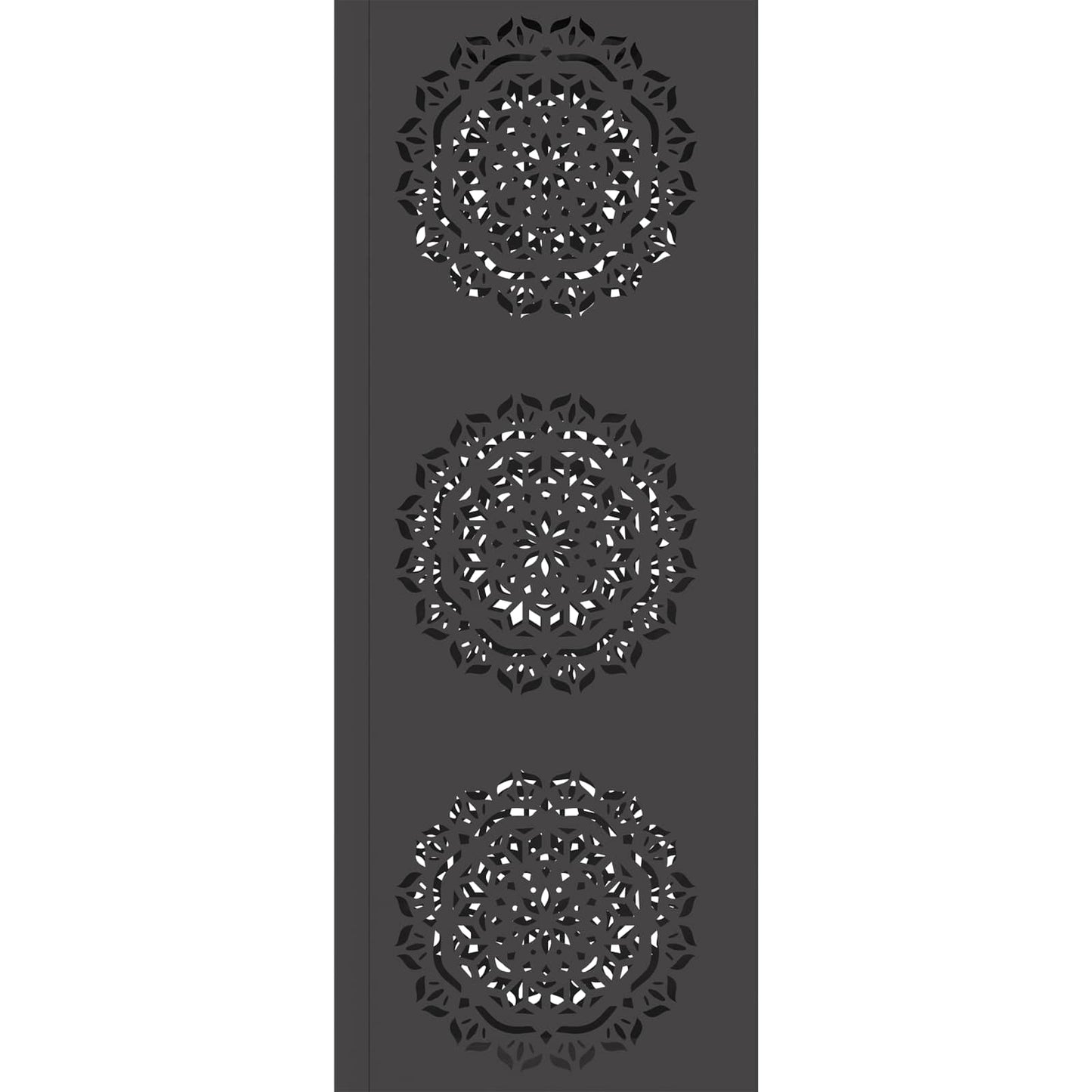 vidaXL Solar LED Pathway Light 2 pcs Warm White 18 x 18 x 50 cm - Black - 56013