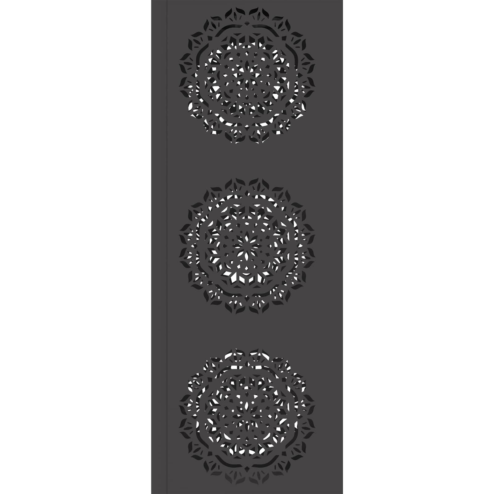 vidaXL Solar LED Pathway Light 2 pcs Warm White 18 x 18 x 50 cm - Black - 56013