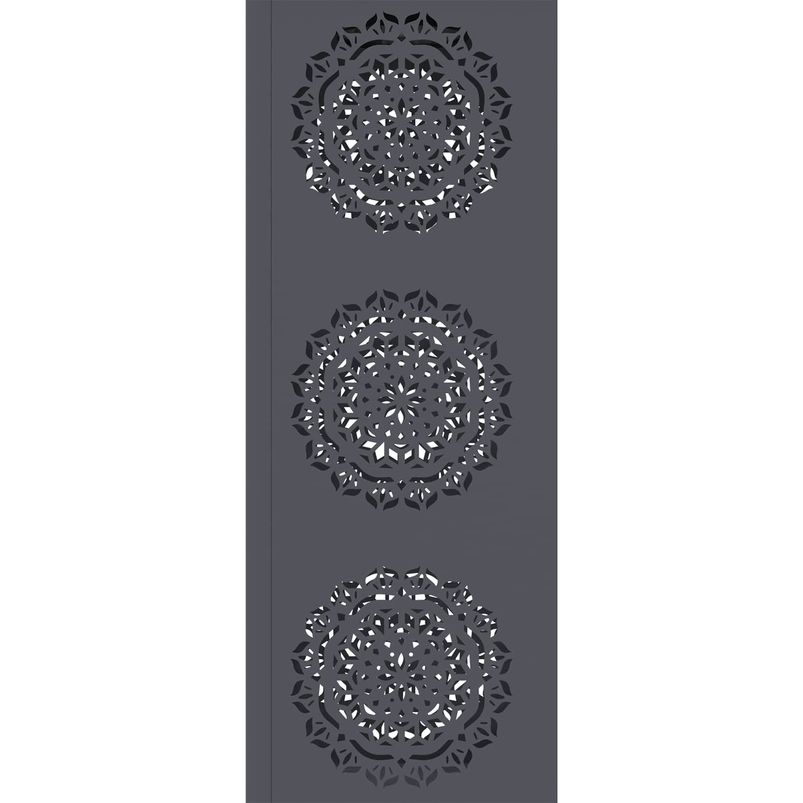 vidaXL Solar LED Pathway Light 2 pcs Warm White 18 x 18 x 50 cm - Anthracite - 56028