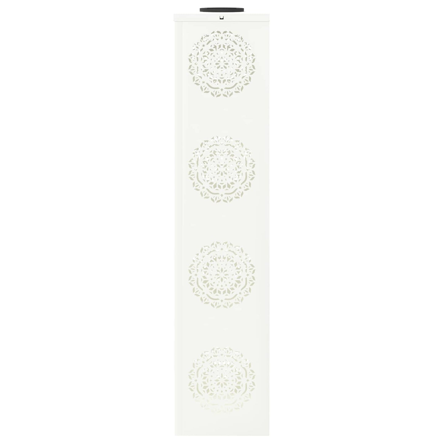 vidaXL Solar LED Pathway Light 2 pcs Warm White 18 x 18 x 80 cm - 56054