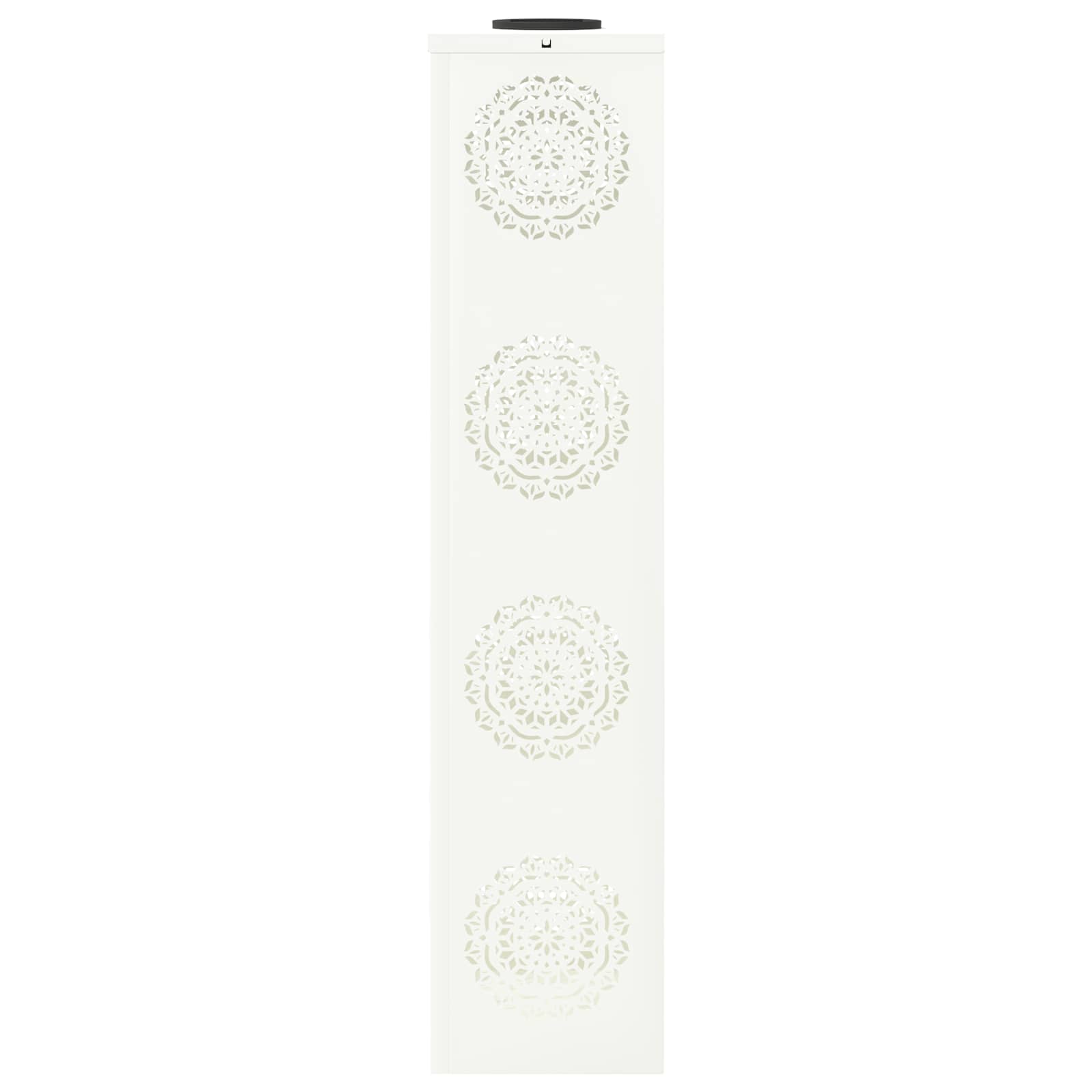 vidaXL Solar LED Pathway Light 2 pcs Warm White 18 x 18 x 80 cm - 56054