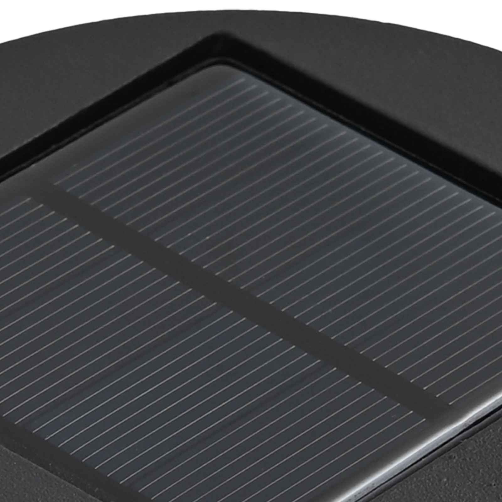 vidaXL Solar LED Pathway Light 2 pcs Warm White 18 x 18 x 80 cm - Silver - 56072